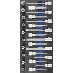 Θήκη μαλακή καρυδάκια torx 1/2 26 τεμαχίων