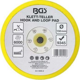 Δίσκος λείανσης 150 mm ανταλλακτικός από BGS-9345