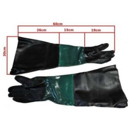 Γάντια για καμπίνες αμμοβολής 600 mm