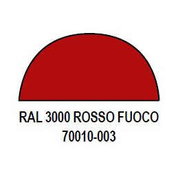 Ακρυλικό σπρέι βαφής FLAME RED (Κόκκινο της φωτιάς) RAL 3000