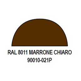 Ακρυλικό σπρέι βαφής NUT BROWN (Καφέ του Καρυδιού) RAL 8011