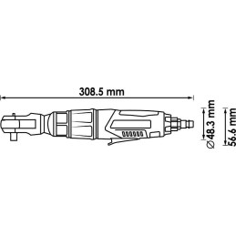 Αεροκαστάνια 1/2 VIGOR με ροπή 67 Nm