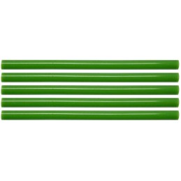 Θερμοσιλικόνες 7.2 x 200 mm πράσινες 10 τεμάχια