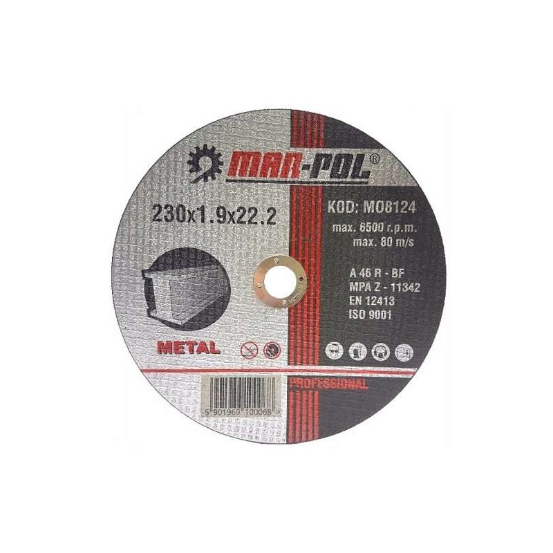 Δίσκος κοπής INOX 230 x 1.9 x 22.2 mm