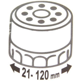 Φιλτρόκλειδο λαδιού καδένας 21 - 120 mm