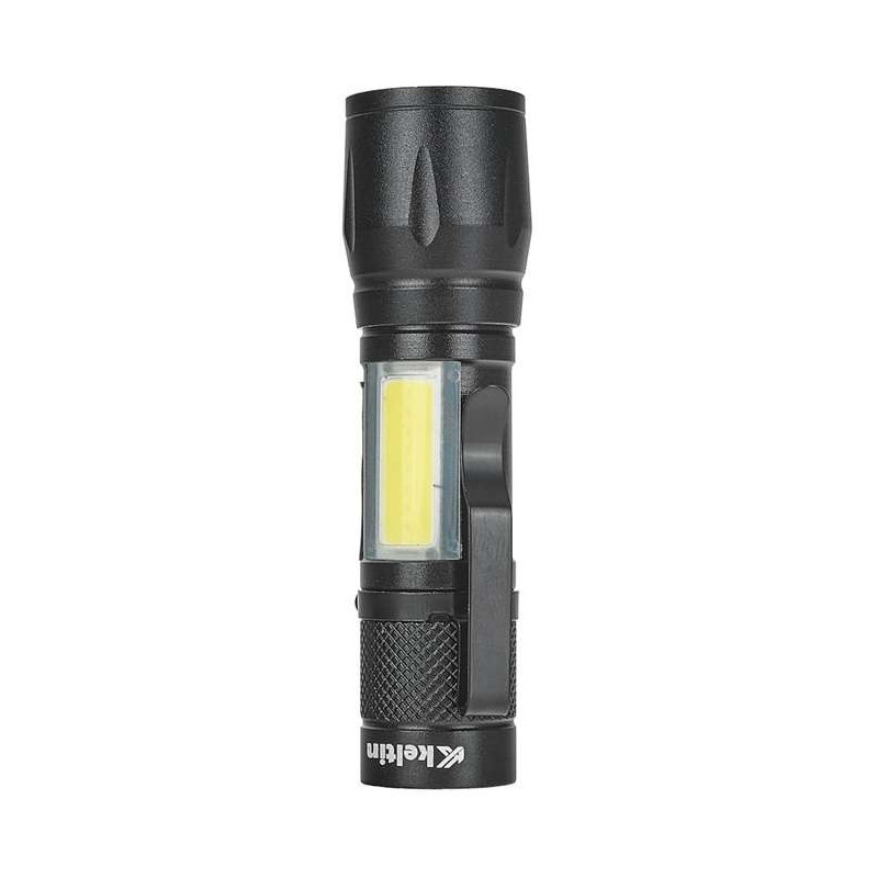 Φακός επαναφορτιζόμενος μίνι LED COB 500 lumens